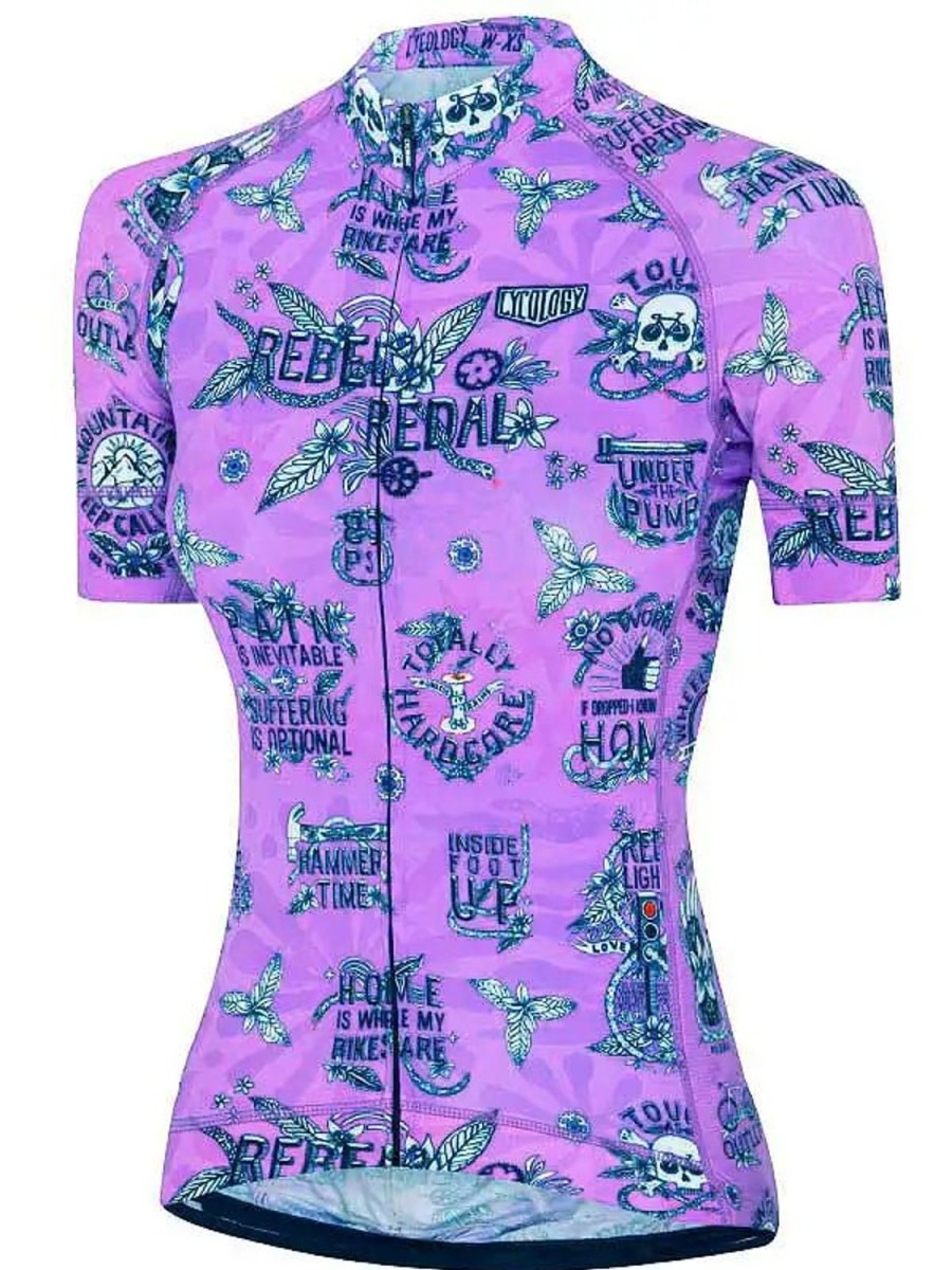 Women Cycology Clothing Short Sleeve Jerseys | Rebel Pedal Women'S Jersey