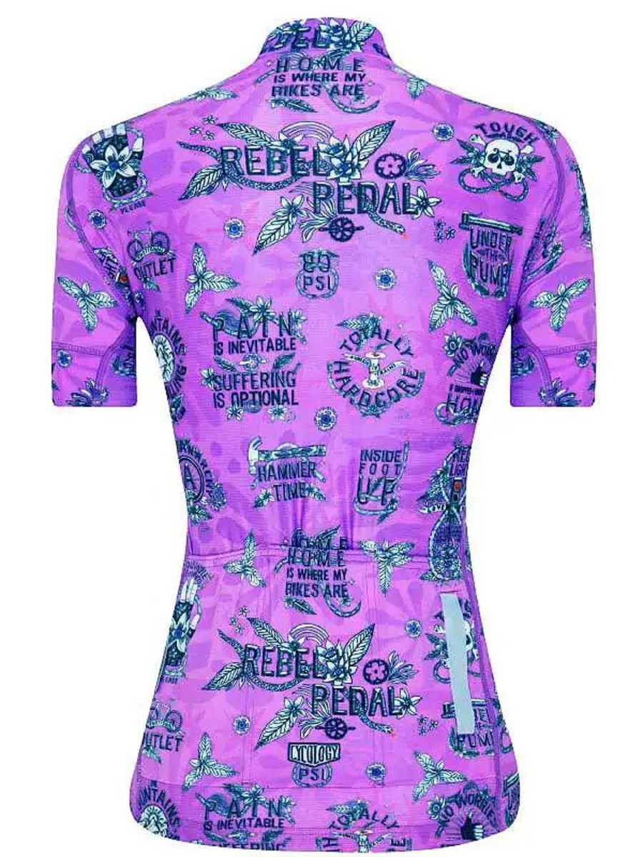 Women Cycology Clothing Short Sleeve Jerseys | Rebel Pedal Women'S Jersey