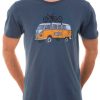 Men Cycology Clothing Short Sleeve T-Shirts | Road Trip Mtb T Shirt Blue