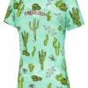 Women Cycology Clothing Technical T-Shirts | Totally Cactus Women'S Technical T-Shirt