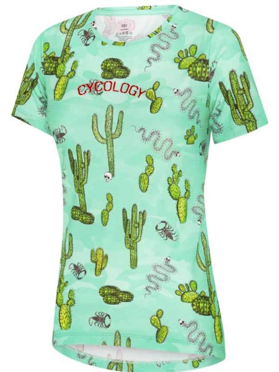 Women Cycology Clothing Technical T-Shirts | Totally Cactus Women'S Technical T-Shirt