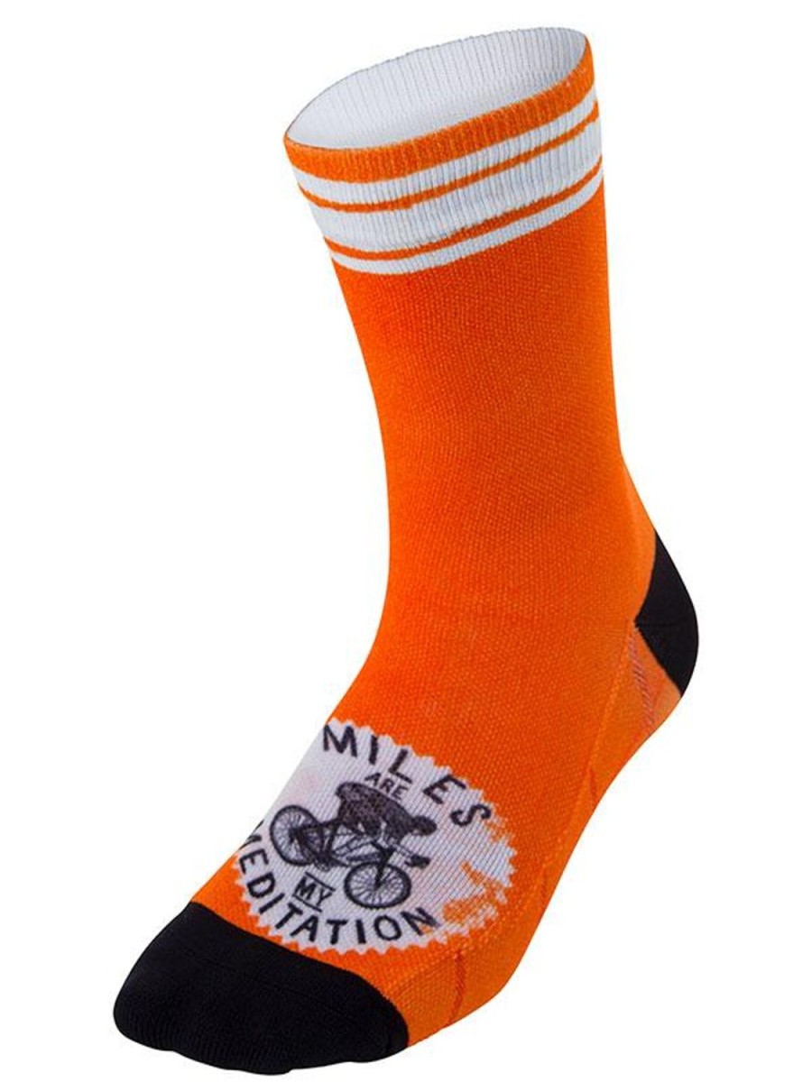 Accessories Cycology Clothing Socks | Miles Are My Meditation Cycling Socks