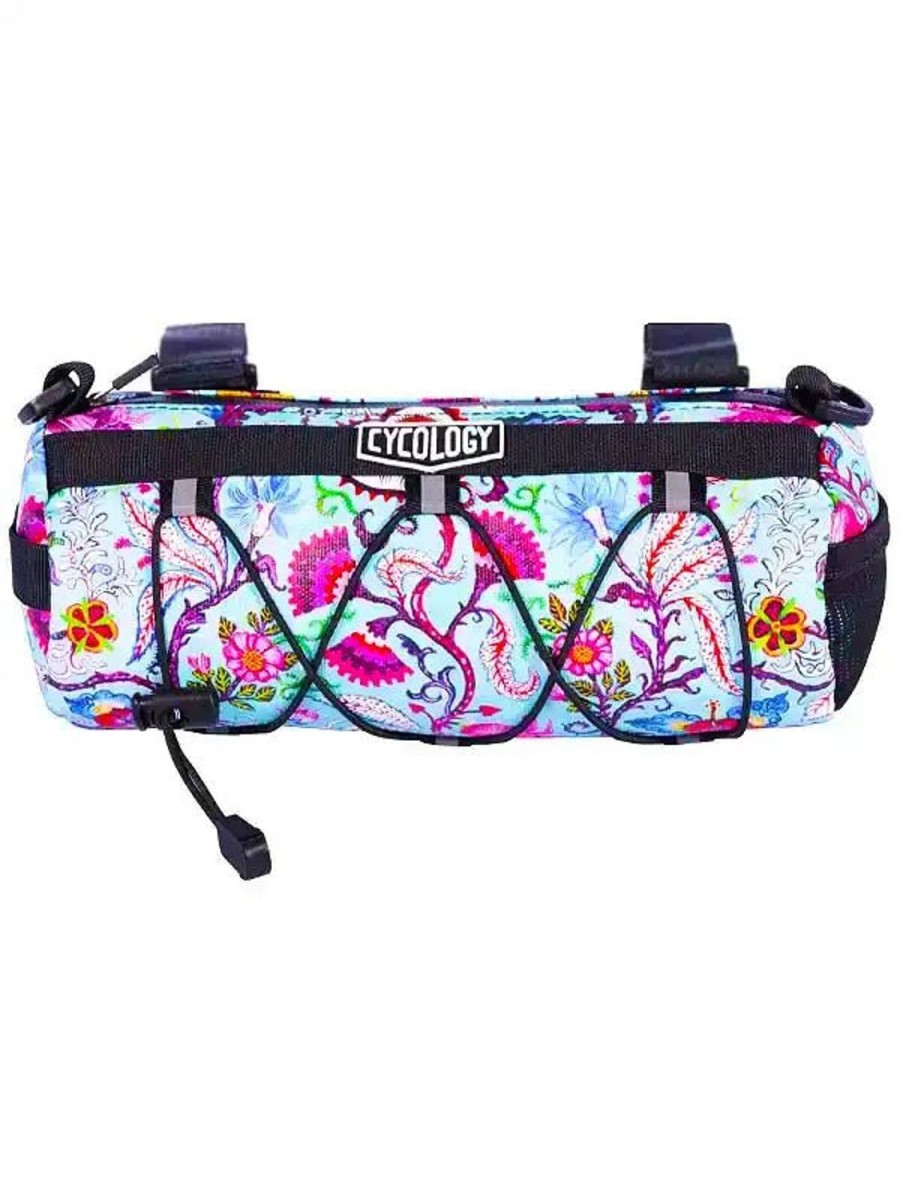 Accessories Cycology Clothing Handlebar Bags | Secret Garden Aqua Handlebar Bag