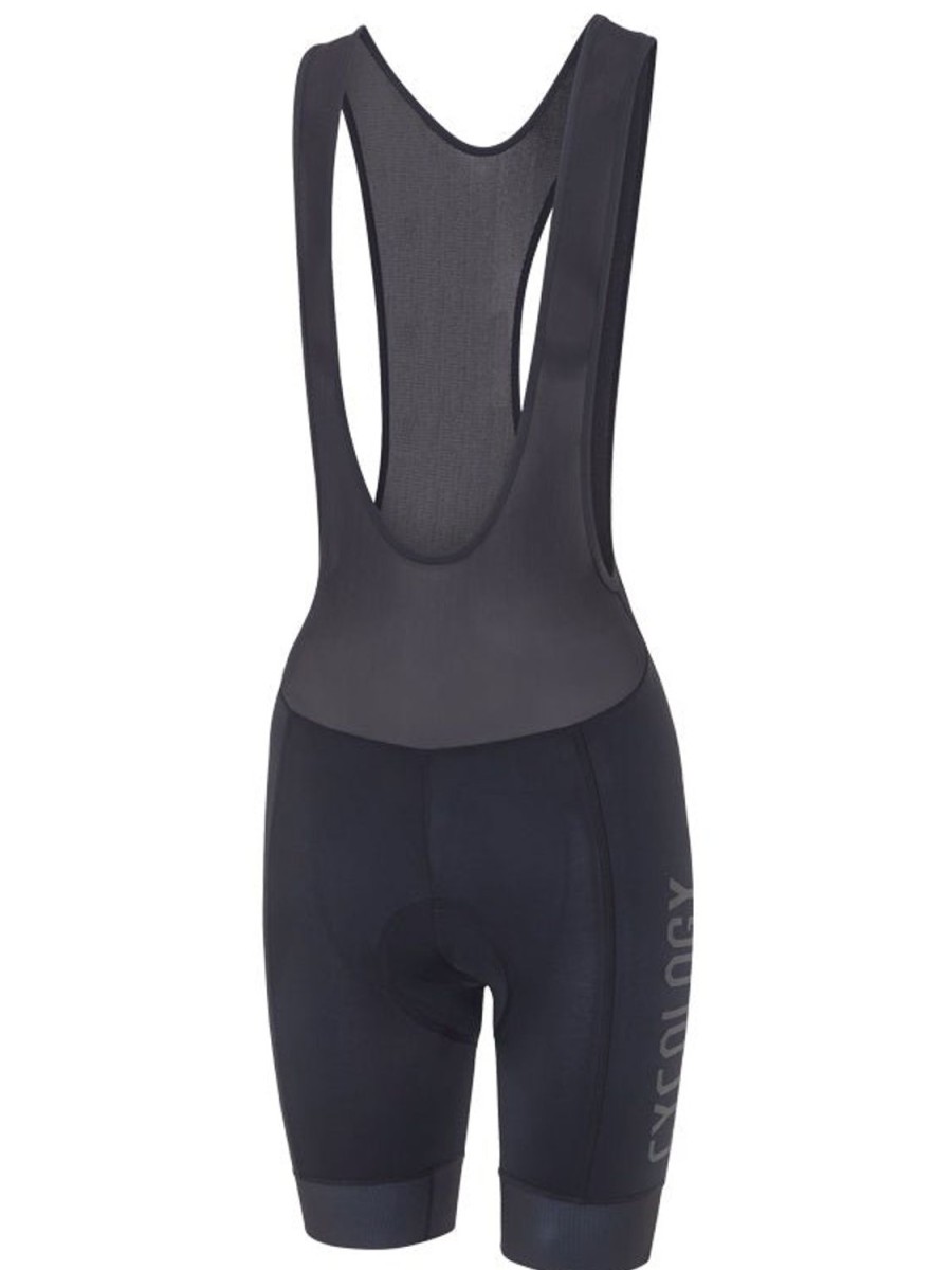 Women Cycology Clothing Bib Shorts & Tights | Cycology Women'S Logo Bib Shorts Black