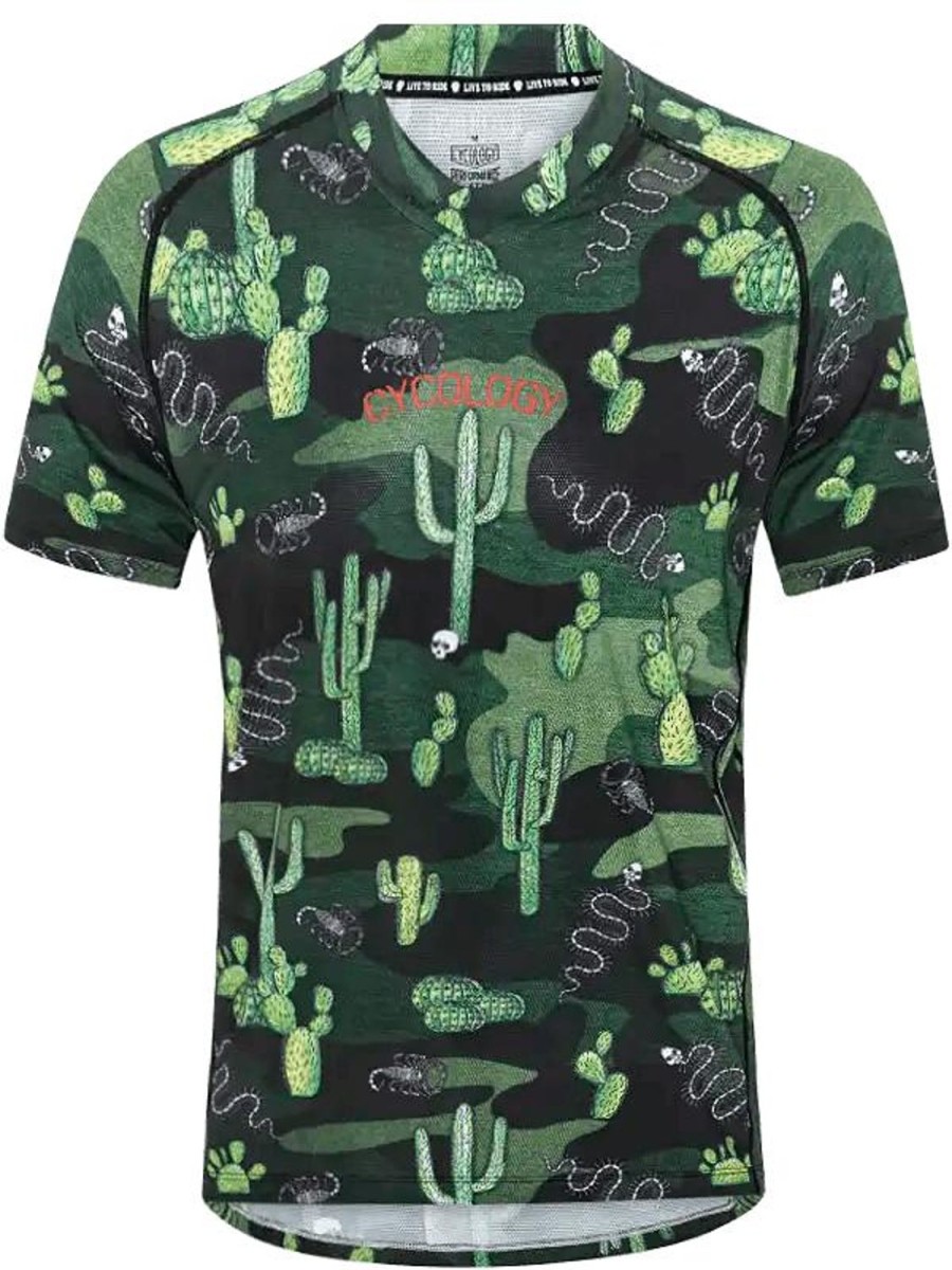 Men Cycology Clothing Mountain Bike Jerseys | Totally Cactus Mtb Jersey