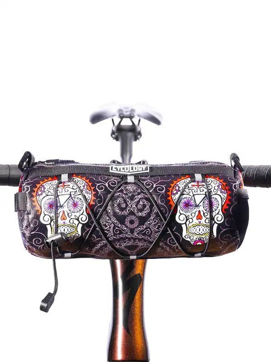 Accessories Cycology Clothing Handlebar Bags | Day Of The Living Black Handlebar Bag