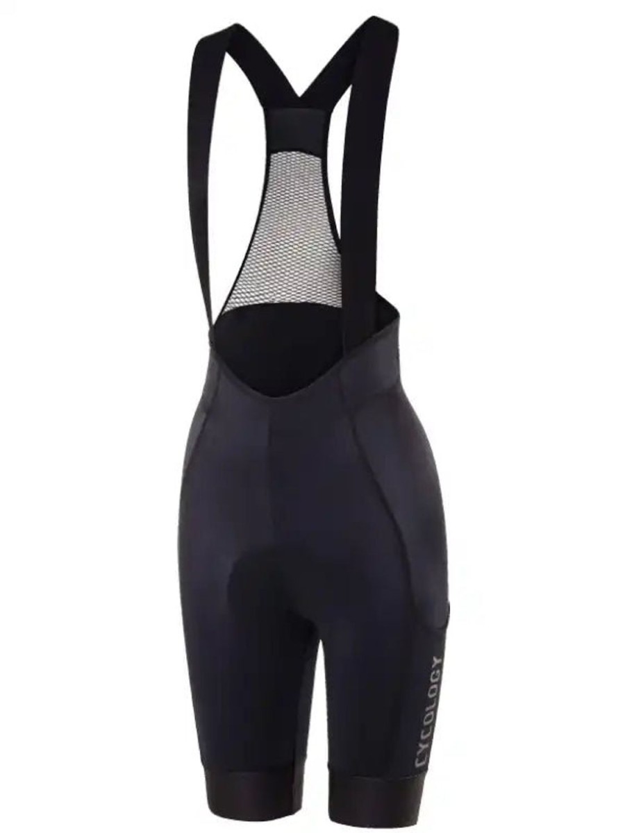 Women Cycology Clothing Bib Shorts & Tights | Cycology Women'S Cargo Bib Shorts Black