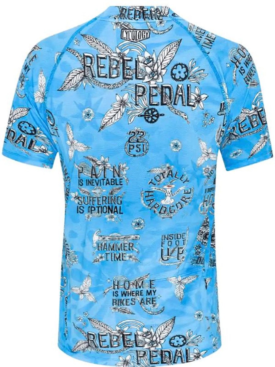 Men Cycology Clothing Mountain Bike Jerseys | Rebel Pedal Mtb Jersey