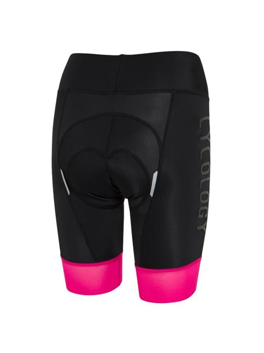 Women Cycology Clothing Cycling Shorts | Cycology Women'S Cycling Shorts Black/Pink