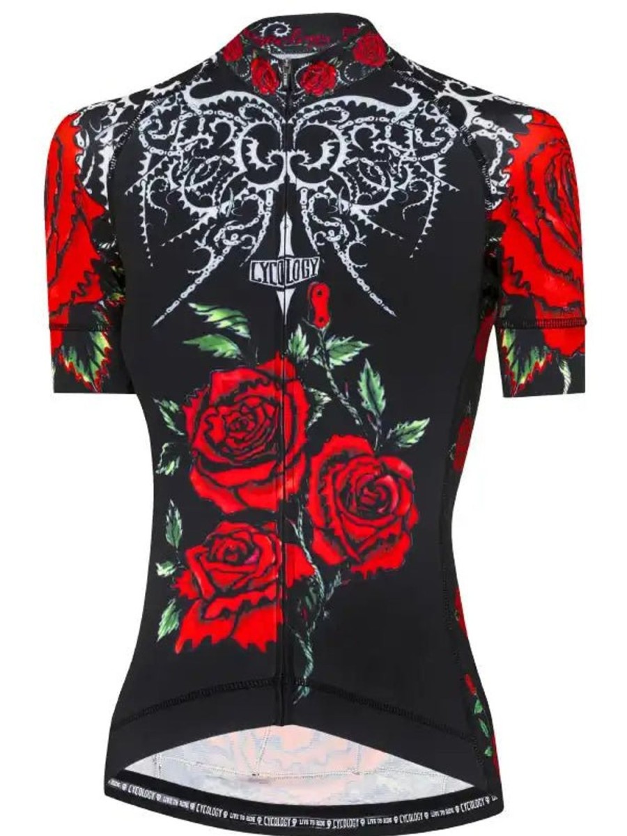 Women Cycology Clothing Short Sleeve Jerseys | Red Rose Women'S Jersey