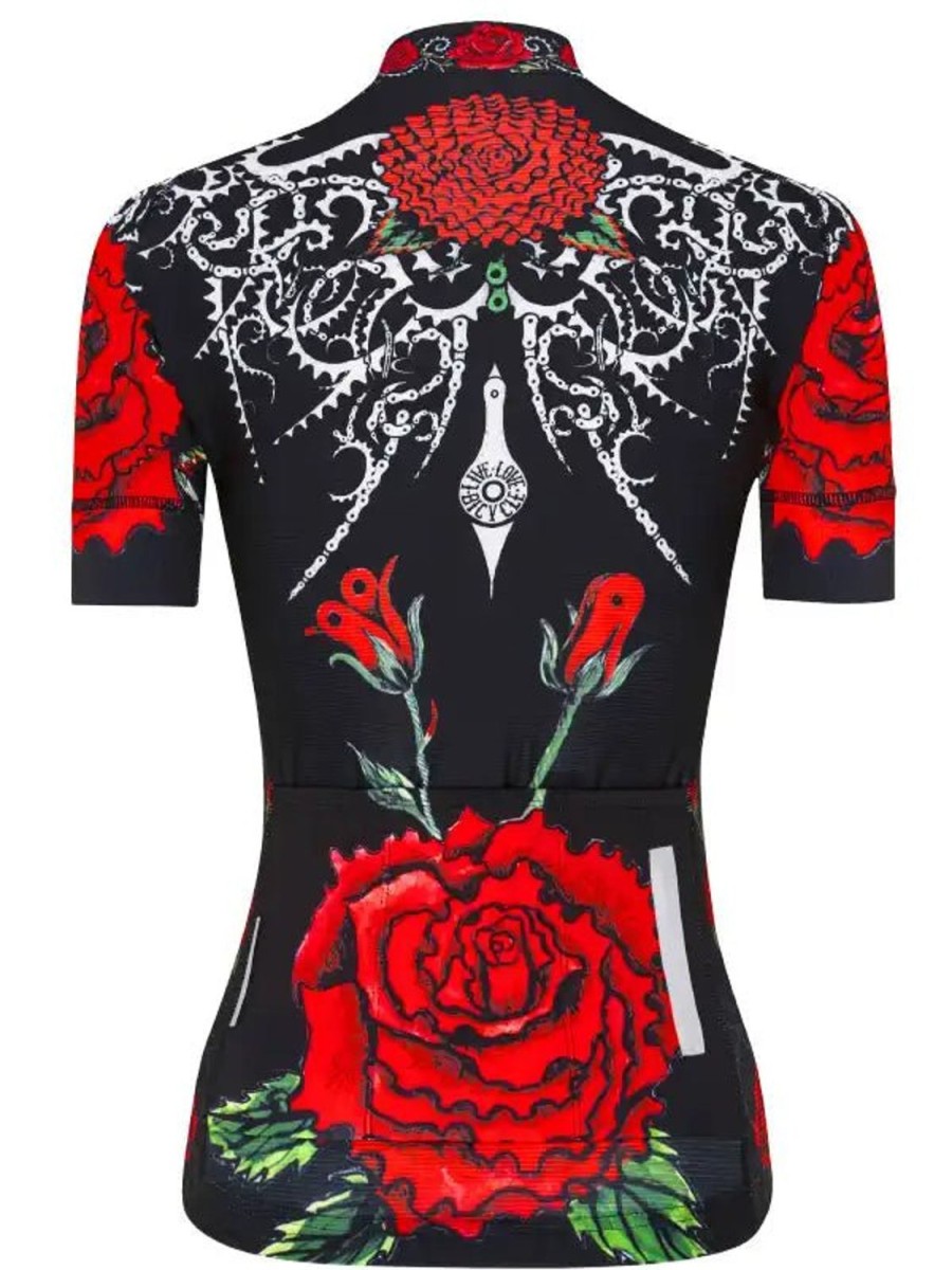 Women Cycology Clothing Short Sleeve Jerseys | Red Rose Women'S Jersey