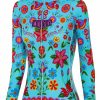 Women Cycology Clothing Long Sleeve Jerseys | Frida Women'S Long Sleeve Jersey Aqua