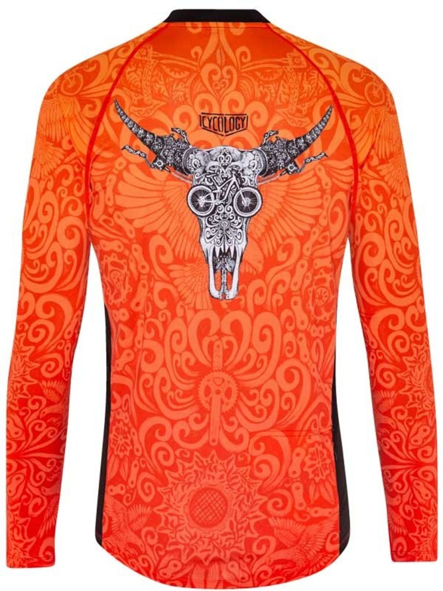 Men Cycology Clothing Mountain Bike Jerseys | Life On Bars Long Sleeve Mtb Jersey