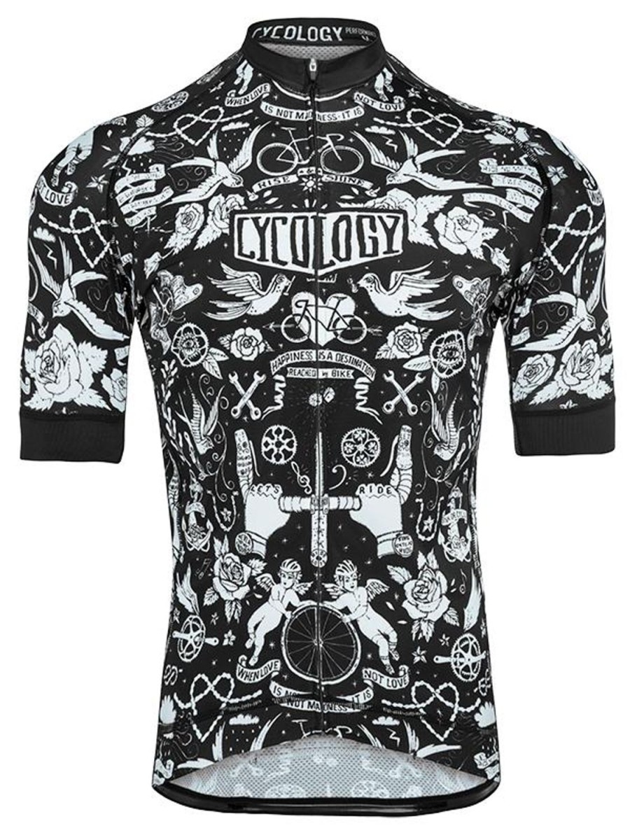 Men Cycology Clothing Short Sleeve Jerseys | Velo Tattoo Men'S Jersey