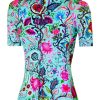 Women Cycology Clothing Short Sleeve Jerseys | Secret Garden Women'S Jersey Aqua