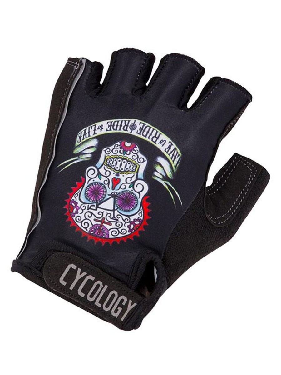 Accessories Cycology Clothing Gloves | Day Of The Living Cycling Gloves Black