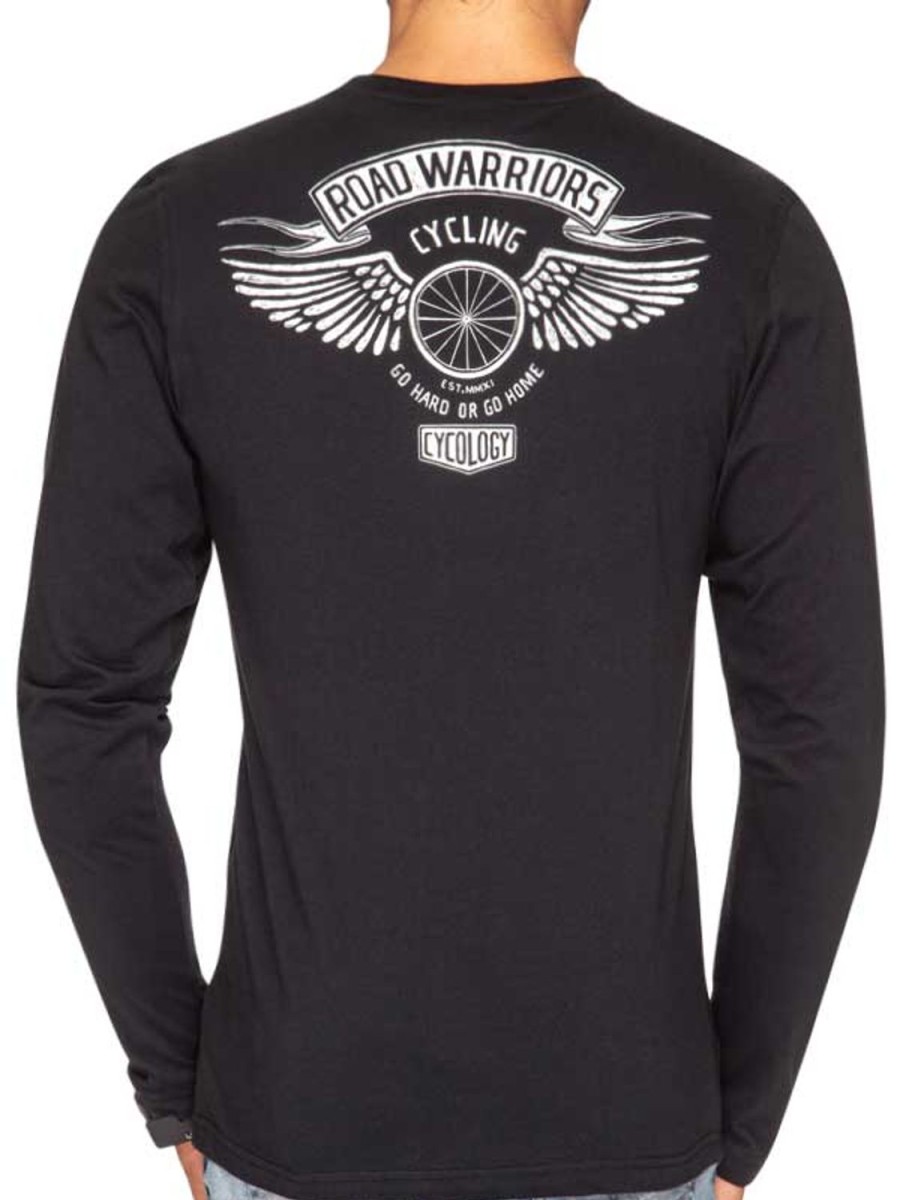 Men Cycology Clothing Long Sleeve T-Shirts | Road Warriors Long Sleeve T Shirt