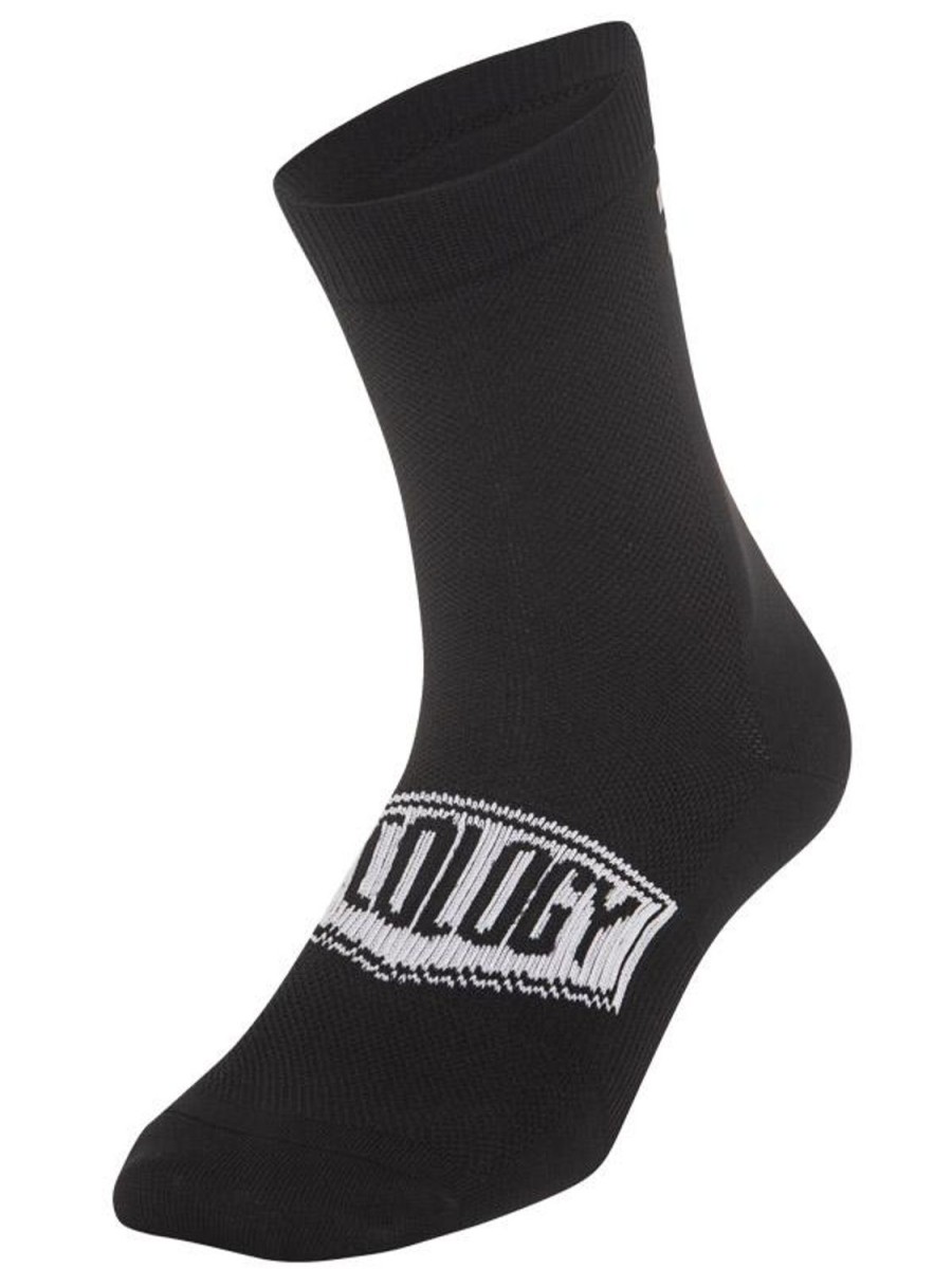 Accessories Cycology Clothing Socks | Cycology Reflective Logo Cycling Socks Black