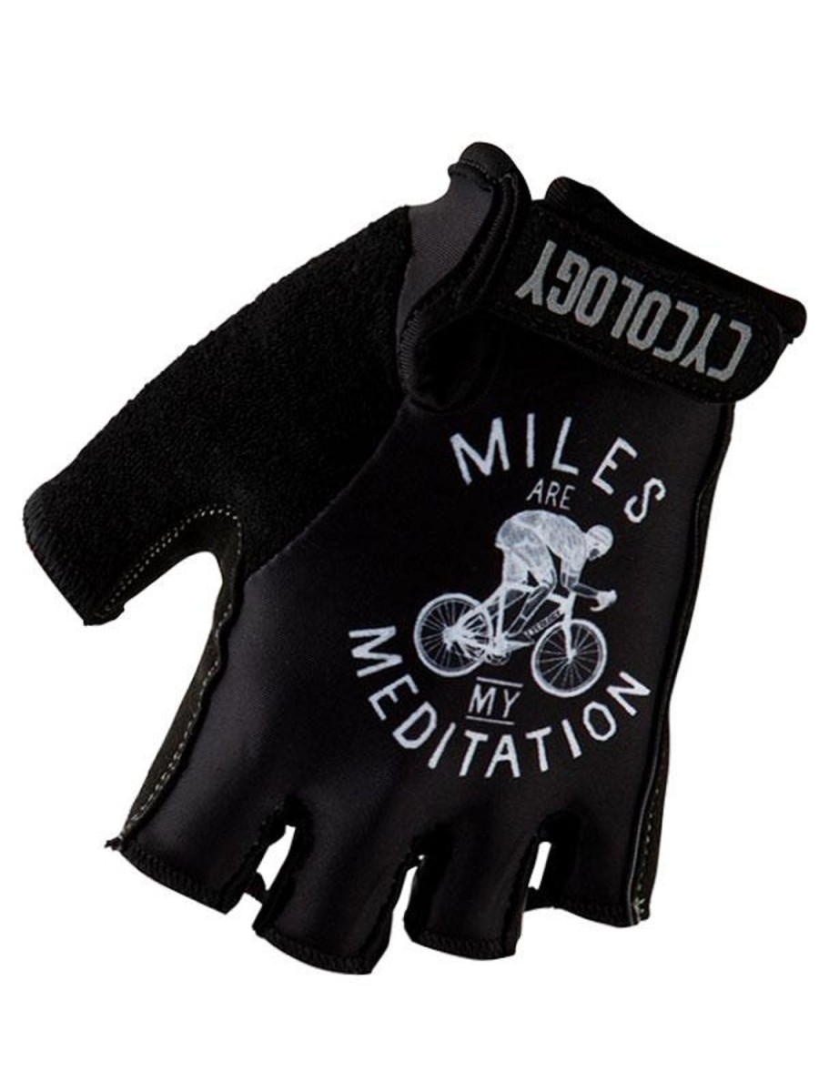 Accessories Cycology Clothing Gloves | Miles Are My Meditation Cycling Gloves