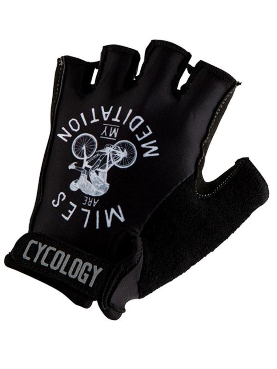 Accessories Cycology Clothing Gloves | Miles Are My Meditation Cycling Gloves