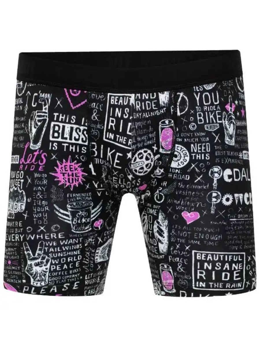 Men Cycology Clothing Underwear | Graffiti Performance Boxer Briefs