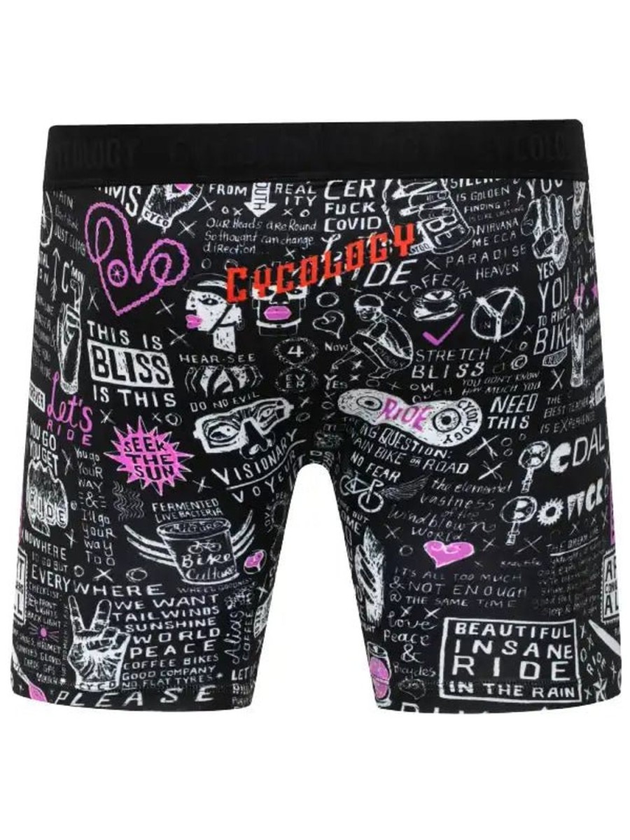 Men Cycology Clothing Underwear | Graffiti Performance Boxer Briefs