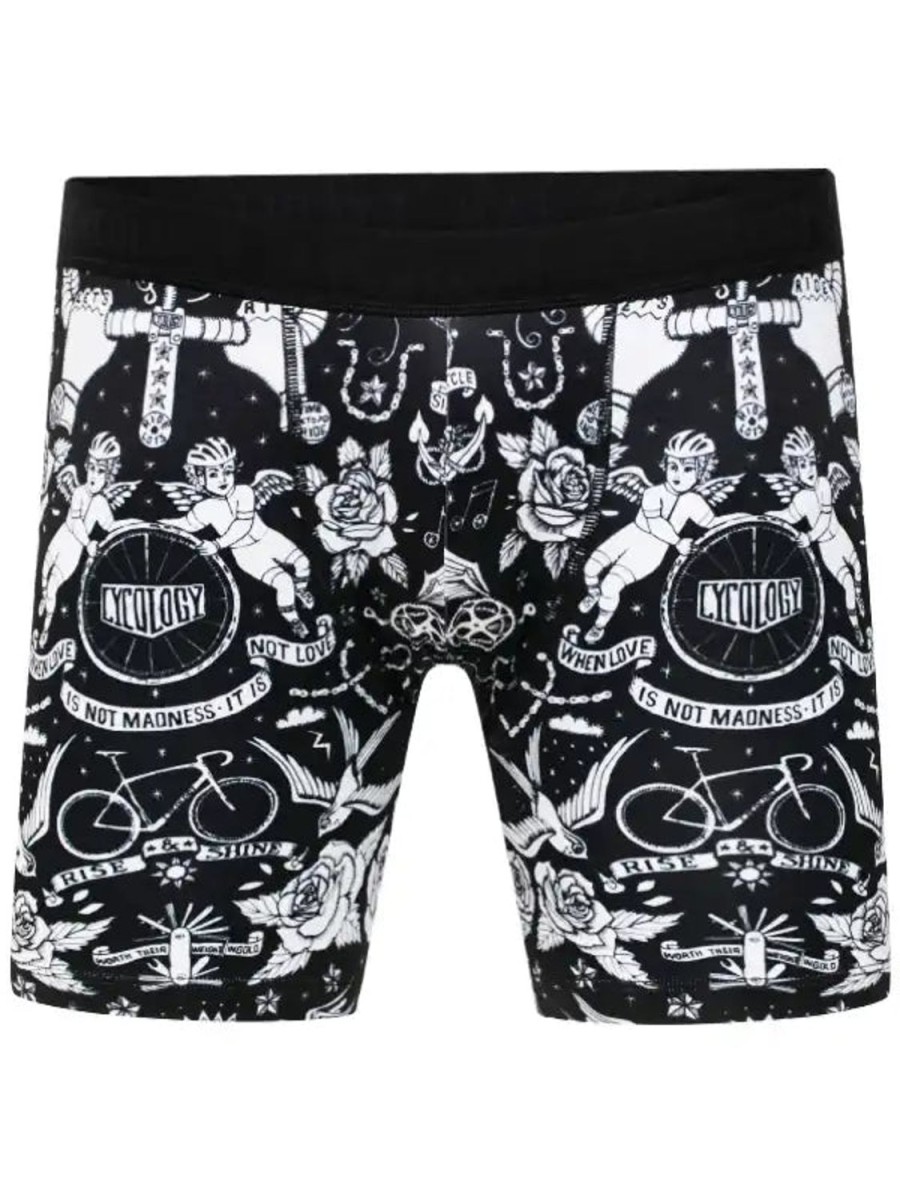 Men Cycology Clothing Underwear | Velo Tattoo Performance Boxer Briefs