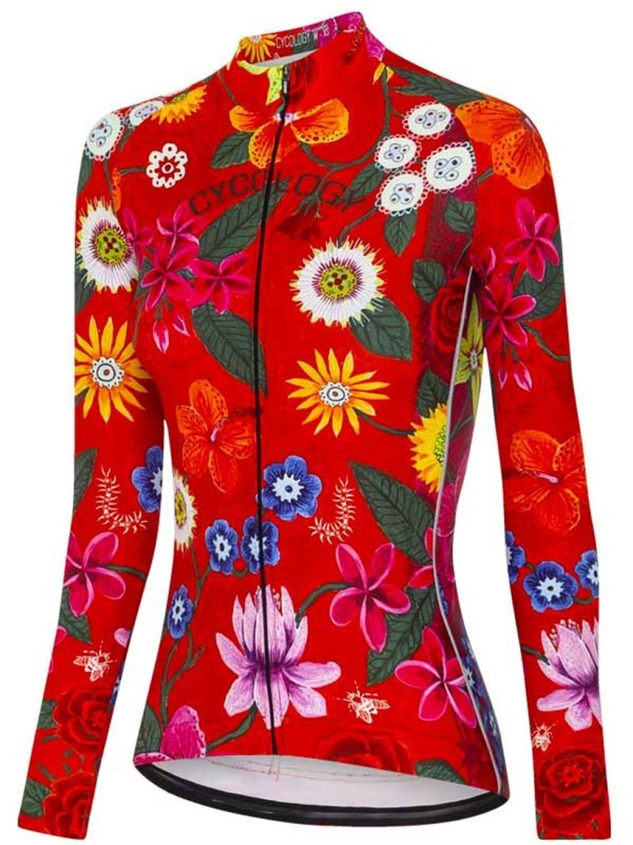 Women Cycology Clothing Long Sleeve Jerseys | Aloha Women'S Long Sleeve Jersey