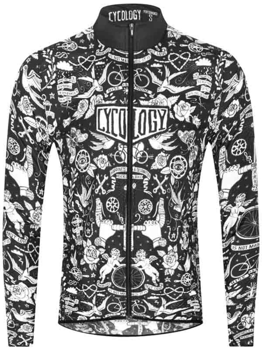 Men Cycology Clothing Jackets | Velo Tattoo Lightweight Windproof Jacket