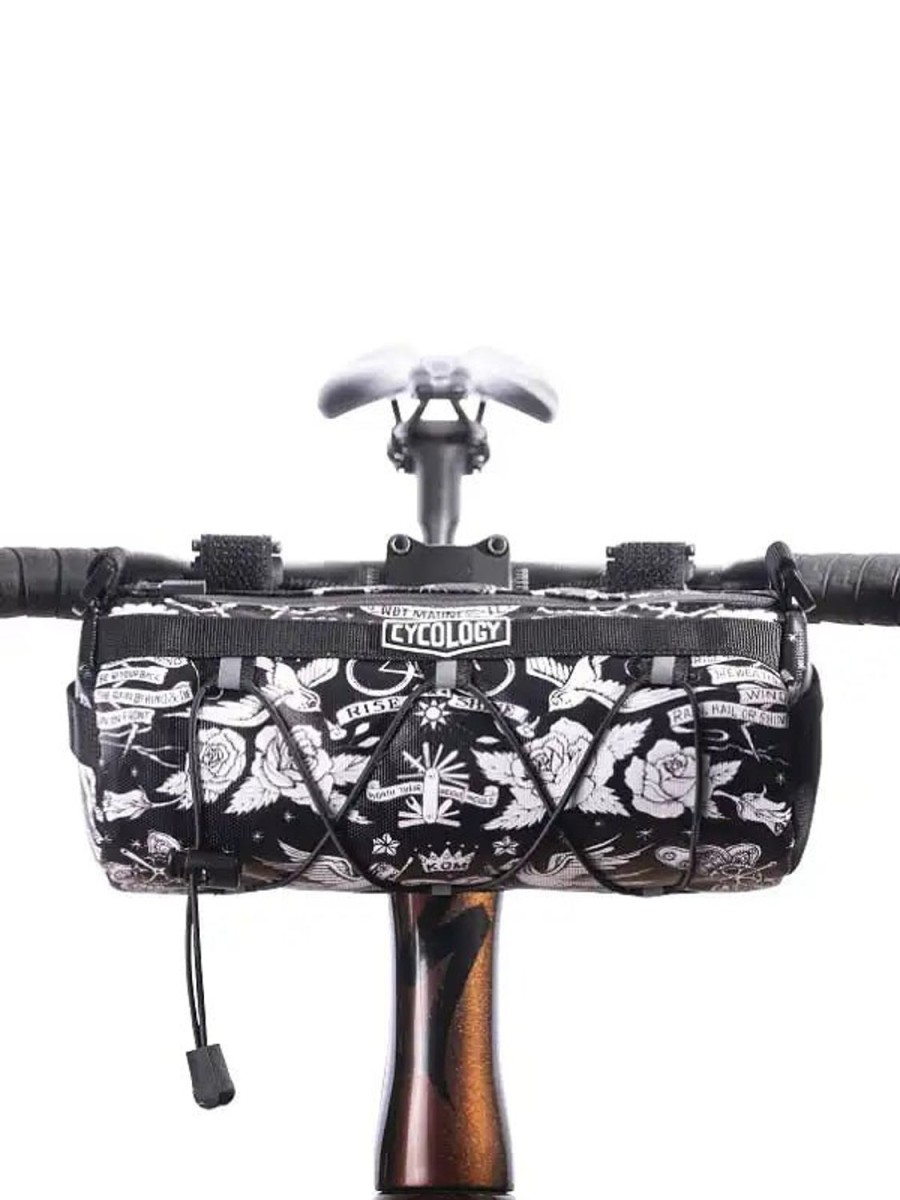 Accessories Cycology Clothing Handlebar Bags | Velo Tattoo Handlebar Bag