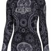 Women Cycology Clothing Base Layers | Day Of The Living Women'S Long Sleeve Base Layer