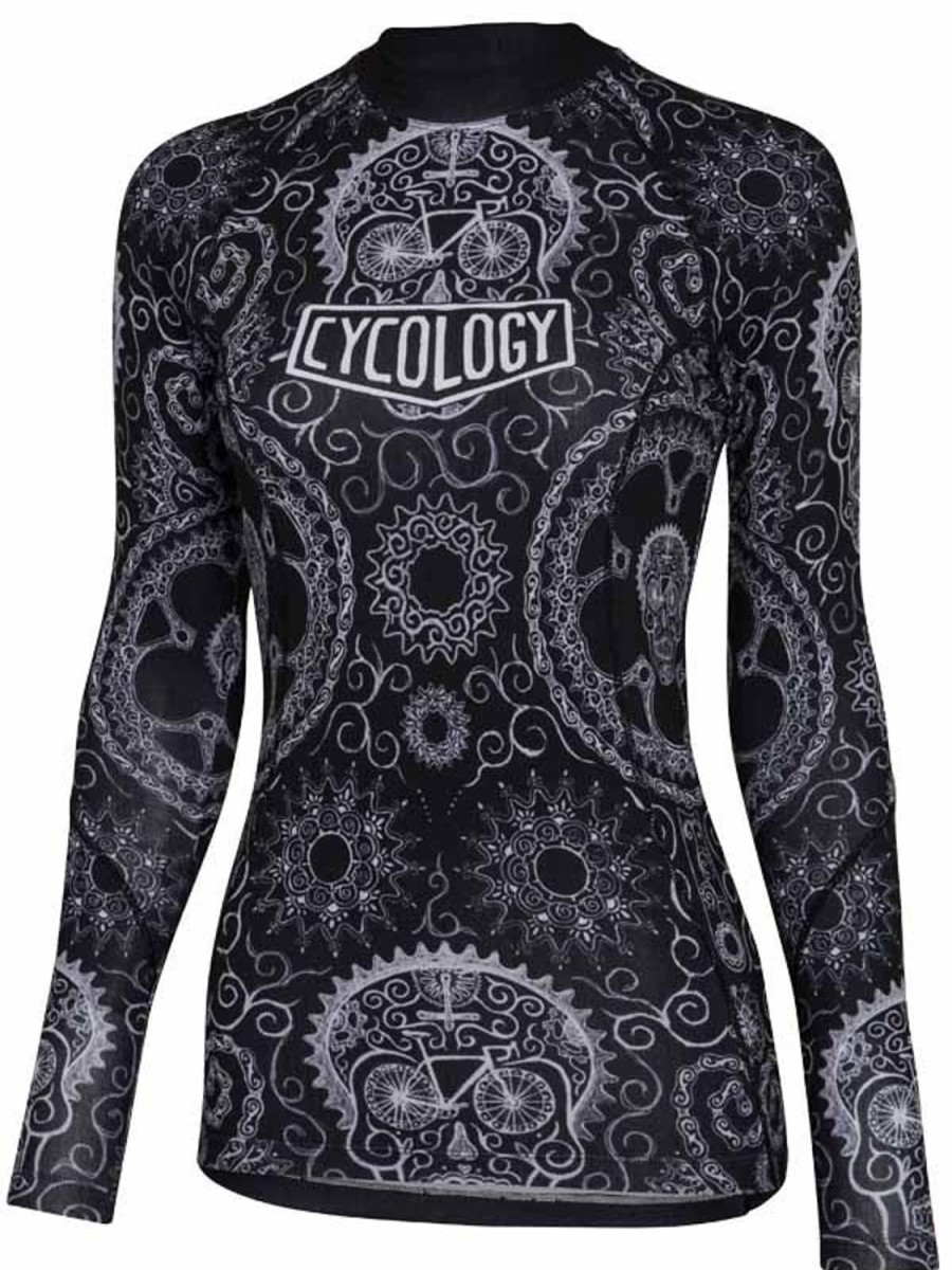 Women Cycology Clothing Base Layers | Day Of The Living Women'S Long Sleeve Base Layer