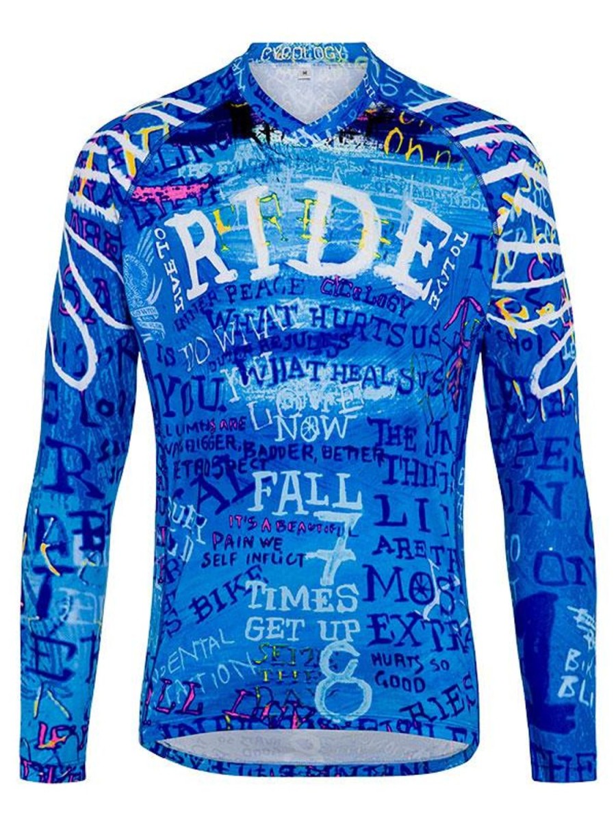 Men Cycology Clothing Mountain Bike Jerseys | Ride Men'S Long Sleeve Mtb Jersey