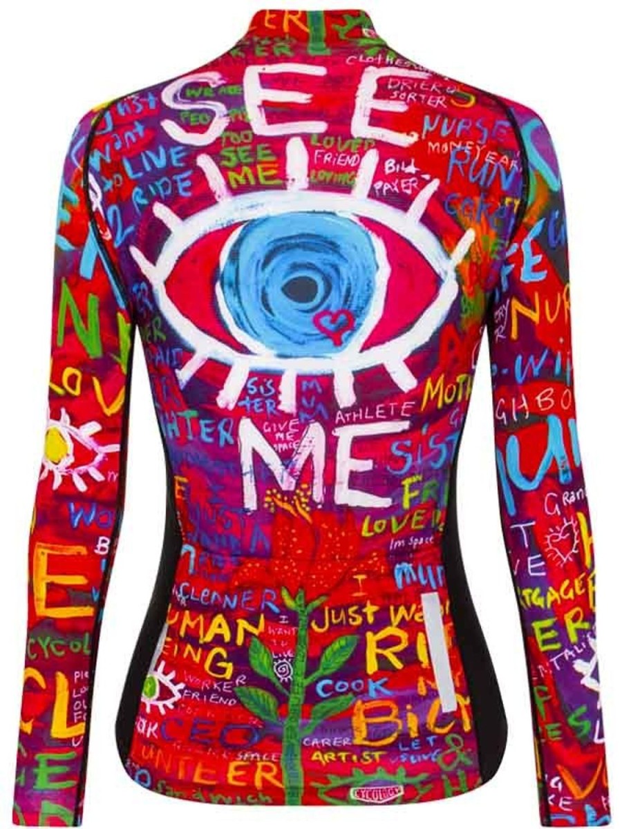 Women Cycology Clothing Long Sleeve Summer Jerseys | See Me Lightweight Long Sleeve Summer Jersey