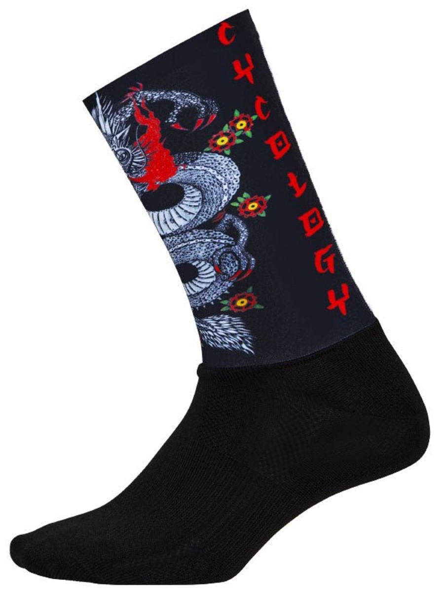 Accessories Cycology Clothing Aero Socks | Dragon Aero Cycling Socks