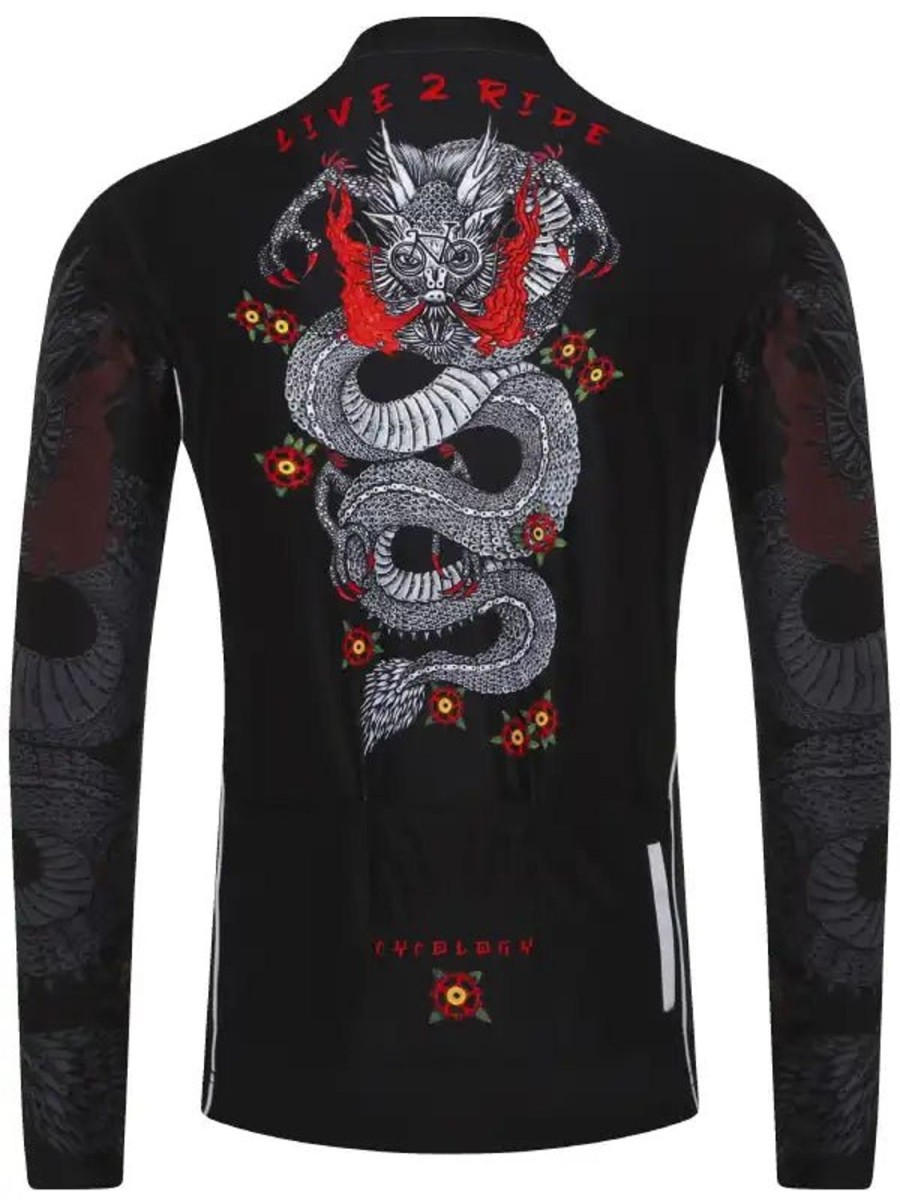 Men Cycology Clothing Long Sleeve Jerseys | Dragon Men'S Long Sleeve Jersey