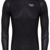 Men Cycology Clothing Base Layers | Cycology Men'S Long Sleeve Base Layer Black