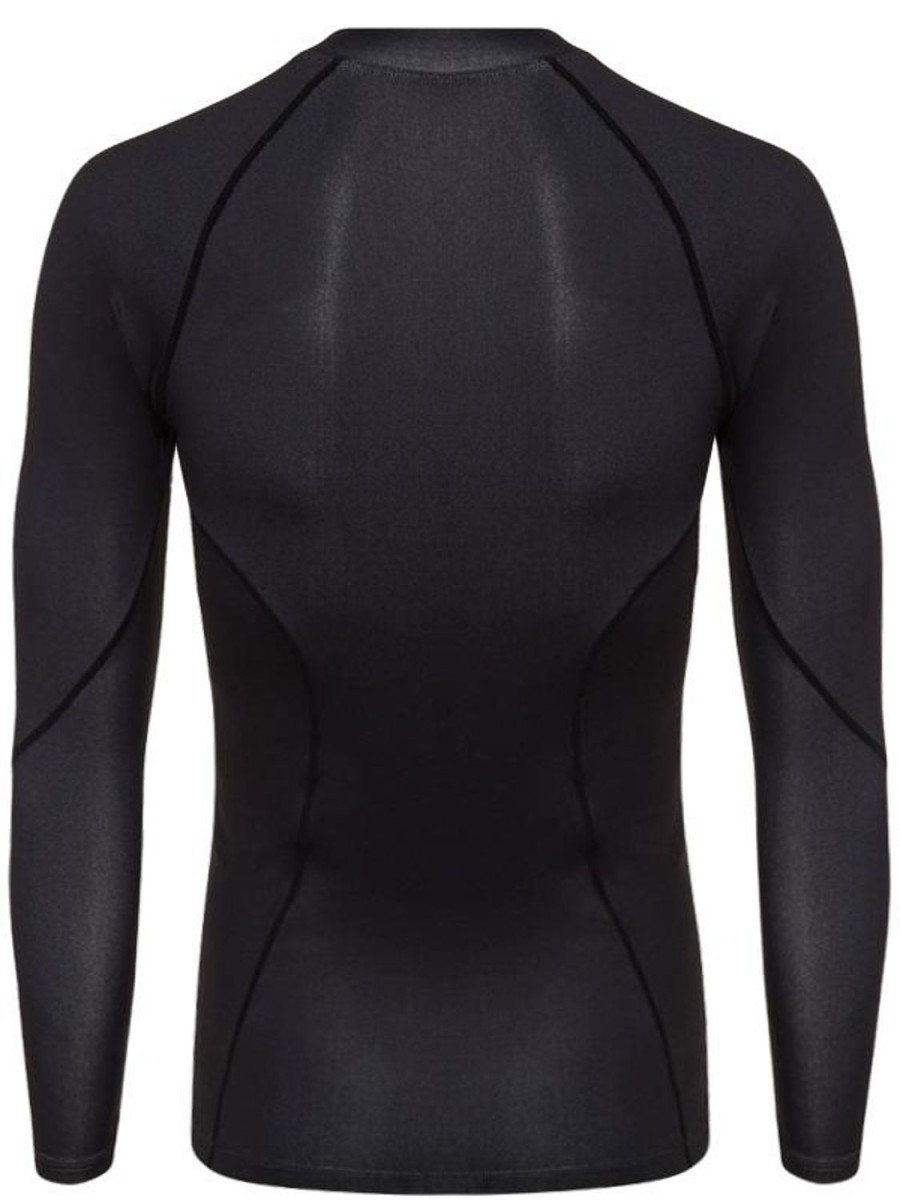 Men Cycology Clothing Base Layers | Cycology Men'S Long Sleeve Base Layer Black